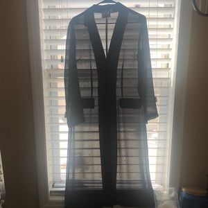 Black sheer Odds & Evens Brand sz 9/10